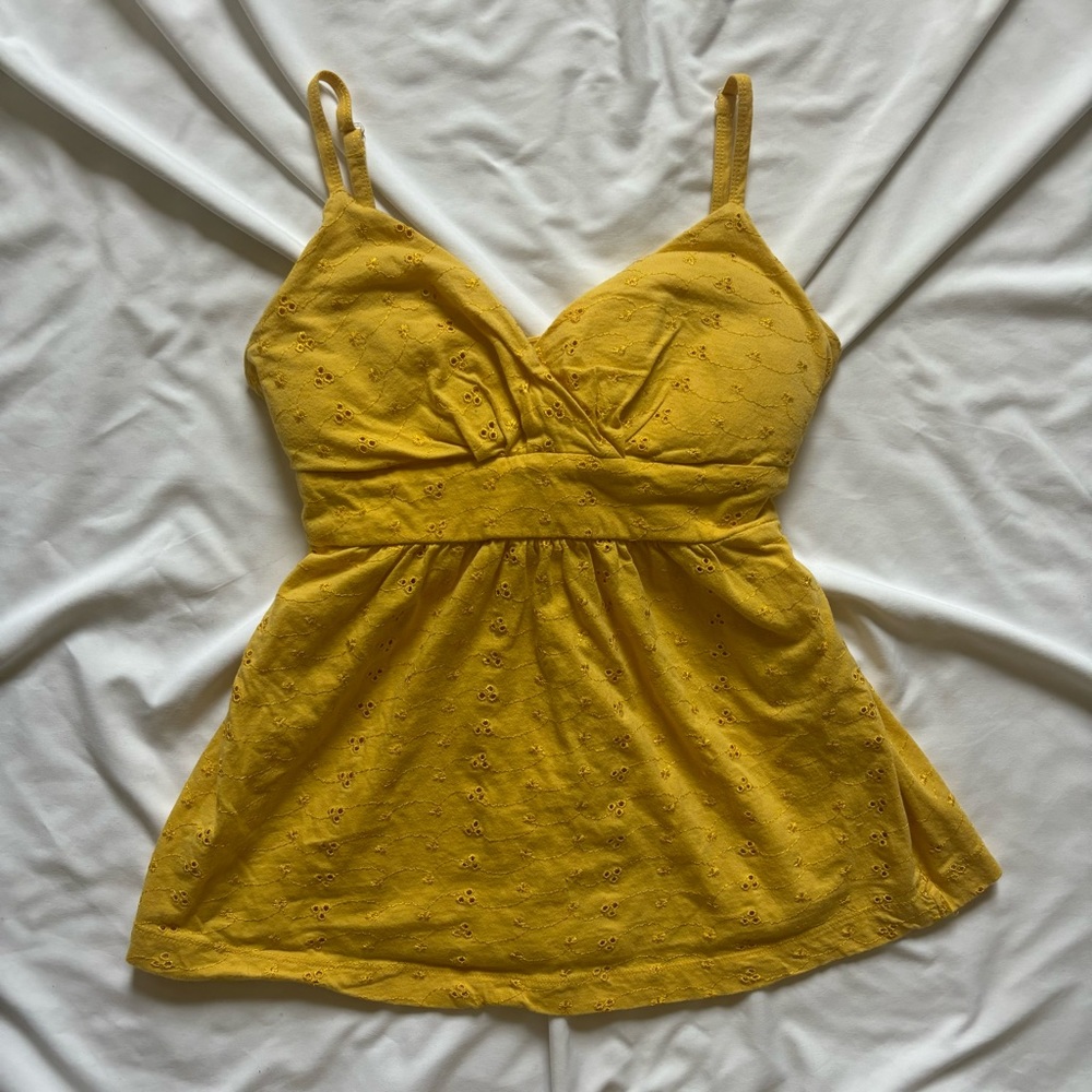 SOLD!! American rag cie yellow babydoll top
